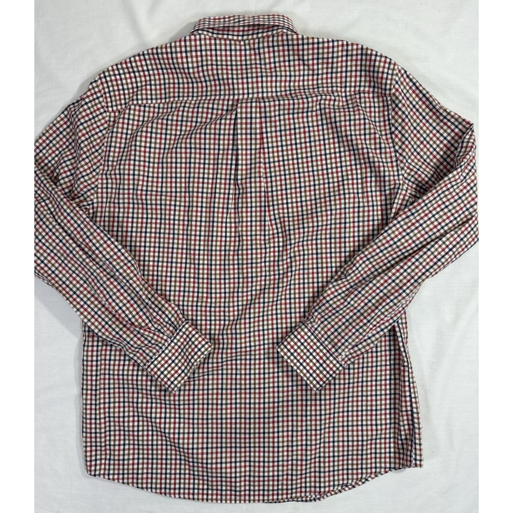 JOHNNIE-O Men's Top Shelf Plaid Button Down Shirt Large Long Sleeve Cotton - Picture 7 of 7